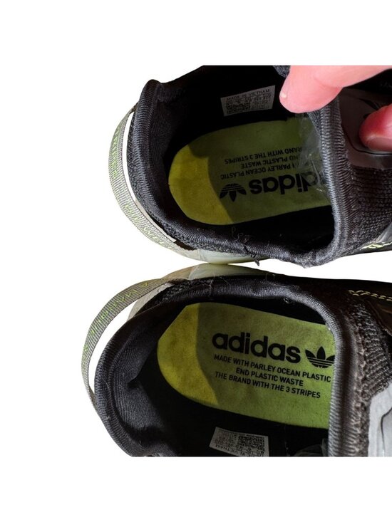 adidas NMD_R1 V2 Low Top Sneakers Black Lime Size Men\'s 8.5 main image 6